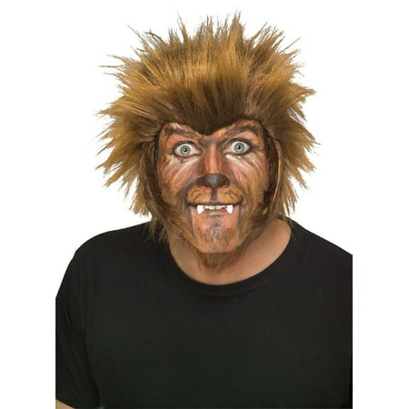 Brown Crazy Mens Adult Mythical Creature Wolfman Costume