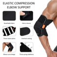 thumbnail image 3 of Toystoory Elbow Brace Ajustable Night Elbow Sleep Support Codo Férula Estabilizador con 3 tiras de aluminio extraíbles 3 resortes Hueso Gimnasios en casa, 3 of 6