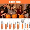 thumbnail image 2 of Tumao Halloween Pumpkin Carving Kit - 24 Pcs Stainless Steel Pumpkin Carving Knife Sets with Stencils & Storage Bucket for Halloween, 2 of 7