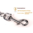 thumbnail image 3 of Metal Double Dog Leash Coupler, Chew Proof Tangle Free Dual Pet Dog Leash Extension Splitter Lead for 2 Dogs（3.5mm*60cm）, 3 of 5