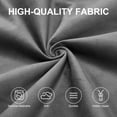 thumbnail image 4 of 3FT Bean Bag Chair Bean Bag Chairs for Adults Giant Bean Chairs with Velvet Cover, Memory Foam BeanBag Chair Fluffy BeanBag Chairs for Living Room, Bedroom - Grey (36" x 36" x 22"), 4 of 9