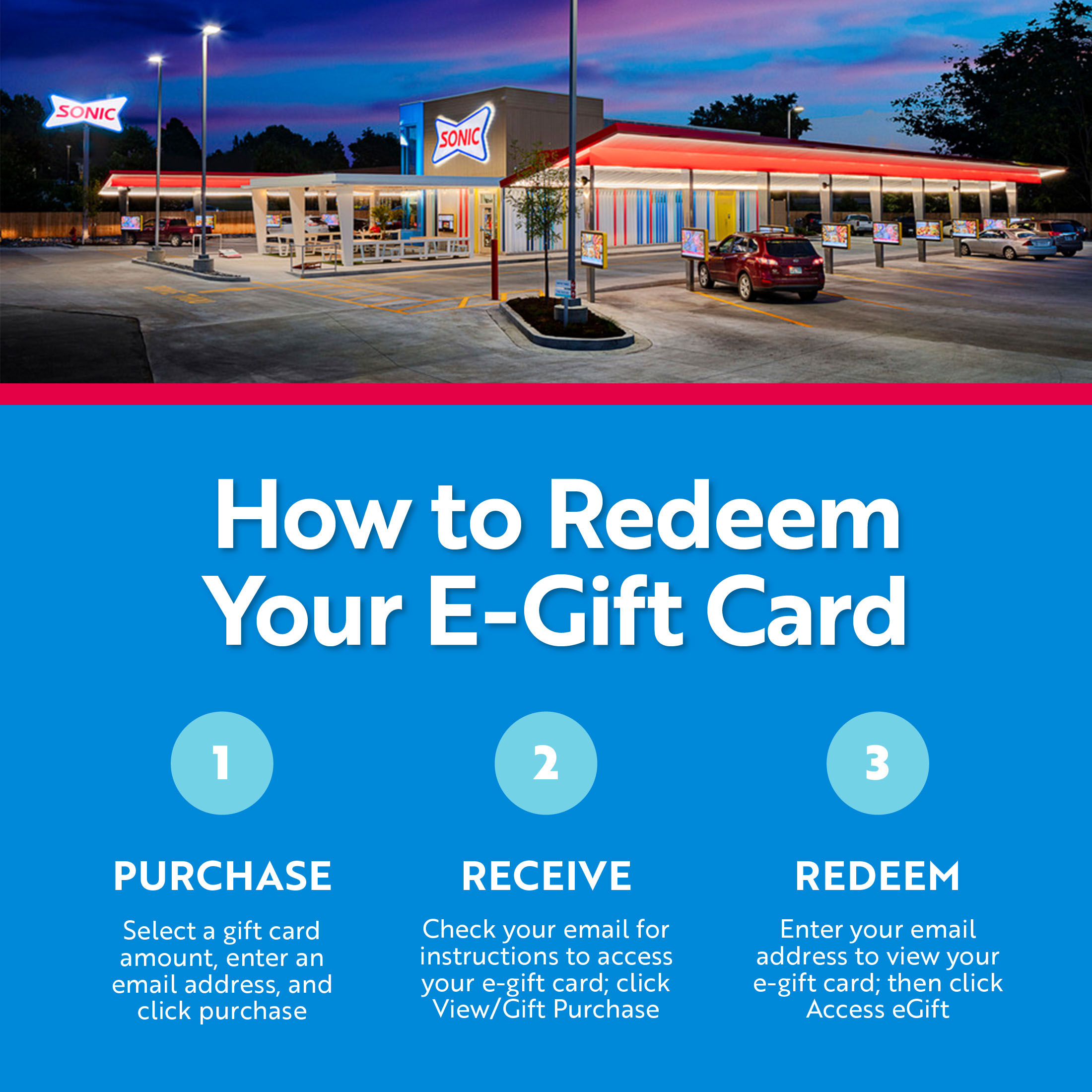 SONIC® eGift Card [Email Delivery]