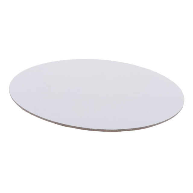 Shangren Panneau de Toile Rond pour Peinture Panneau de Toile Uni pour Bricolage Fournitures en Acrylique Outil 20cm