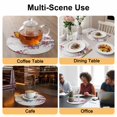 thumbnail image 2 of Spring Floral Round 13 Inch Placemats Set of 2, Red Cherry Flowers Branches Oil Painting Art HeatResistant Non Slip Place Mats for Dining Table, Wipeable Braided Kitchen Table Mats for Housewarming, 2 of 9