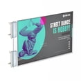 thumbnail image 3 of Two-Sided Acrylic Sign Holder with Pegboard Grippers 11"W x 8.5"H, 10-Pack, 3 of 4