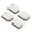 square white, variant on 4 Pack Stackable Furniture Lifters for Sofa Bed Table Legs, Adjustable Height, Anti-Slip Base, Easy Assembly