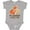 AC-Heather Grey, variant on Grandma Loves Me Woodland Fox Boys or Girls Baby Bodysuit