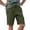 Army Green, variant on MuXiKeJi Clothes Men's Cargo Shorts Casual Drawstring Elastic Waist Athletic Workout Gym Jogger Shorts with 4 Pockets