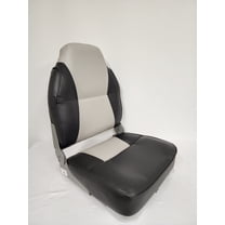 Boat Seat High Back Fold Down Lund Style Fishing Pontoon1004-ABC CHARCOAL / GREY
