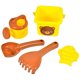 thumbnail image 1 of Juego de 5 uds de juguetes para arena de playa, formas de cubo de arena, rastrillo de pala, regadera, juguetes de playa al aire libre de verano, 1 of 10