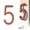 Copper Fonts, variant on ColourTree 3D Floating House Numbers - 4.3" Aluminum Modern Address Sign for Home Exterior - Weatherproof & Rust-Free Decorative Digits (5 Finishes Available)