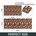thumbnail image 7 of Brown Christmas Dessert Pattern Kitchen Rugs Sets Of 2,Anti Fatigue Kitchen Mat Rugs Non Slip Washable,Decorative Kitchen Floor Mats for Kitchen,Sink,Laundry,17"x30"+17"x47", 7 of 7