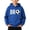 Blue, variant on LEKWK Boys Hoodies Soccer Ball Graphic Print Lightweight Sweatshirt Drop Shoulder Relaxed Fit Sweatshirt Casual Daily Playwear Athletic Sports Top
