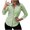 Green, variant on Women's Check Button Down Shirt, Collared Long Sleeve Blouse for Casual Workwear and Everyday Layering