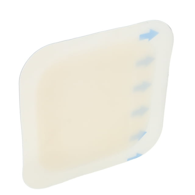 Bordered Silicone Adhesive Pad, High Absorbency Breathable Elastic Sacrum Silicone Dressing Relieve Pain For Wound Care Fast Healing