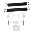 thumbnail image 2 of Zorion Attic Ladder Hinge Arms Easy to Install Portable Hex Head Bolts Ladder Accessory Hinge with 2 Springs, 2 of 9