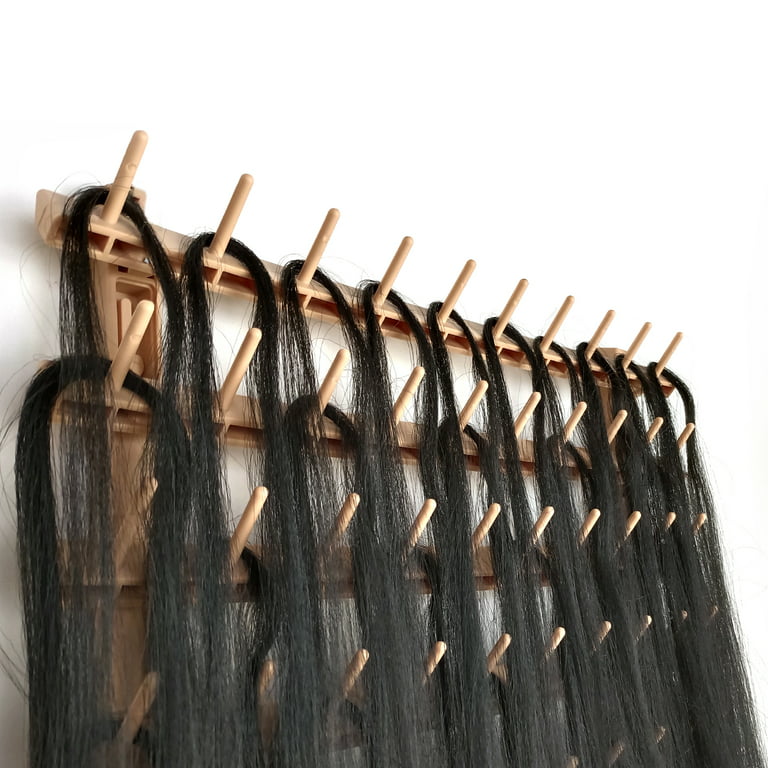  STUDIO LIMITED Braiding Hair Rack, 60 Spool Wooden