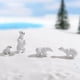 thumbnail image 4 of 12 figuras de osos en miniatura para decoración invernal, juego de minianimales con bandejas escalonadas de nieve para decoración de casas de muñecas y pasteles, 4 of 7