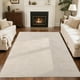 thumbnail image 1 of Alfombra SHACOS de 160 x 220 cm, suave y esponjosa, antideslizante, beige, 1 of 9