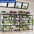 thumbnail image 5 of 4-Wire Shelf Adjustable Heavy Duty Storage Shelves,Metal Organizer Wire Rack for Laundry Bathroom Kitchen Pantry Closet Garage Shelving(Black,24" Dx59.6 Wx72.2 H), 5 of 8