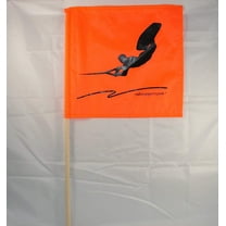 Flag'n Style - Orange Boat Flag: Safety  Visibility