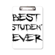 thumbnail image 1 of Mejor estudiante nunca maestro quote Portapapeles Carpeta de escritura Placa de soporte A4, 1 of 4