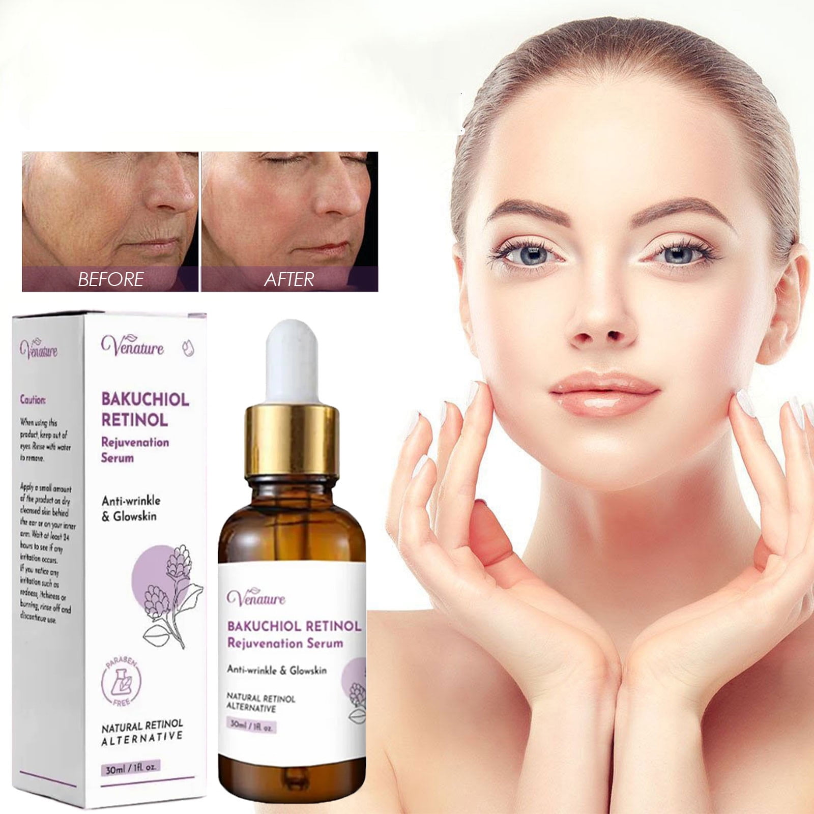 REUFTI Bakuchiol Retinol Rejuvenation Serum Bakuchiol Retinol Serum ...