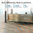 thumbnail image 2 of Vornado OZI42 42" Whole Room Tower Fan, Powerful Air Circulation, Space-Saving Design, Quiet Operation, 5 Speed Settings, 1-8 Hour Timer, 70-Degree Oscillation, Remote Control, Black, 2 of 6