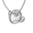 thumbnail image 2 of SuperJeweler Q Initial Necklace in White Gold With 7 Diamonds, Serif Style, With Free 18 inch Cable Chain, for Women, 2 of 7
