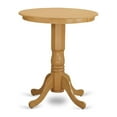 thumbnail image 2 of East West Furniture Eden 3-piece Dining Set with Counter Height Stools in Oak, 2 of 5