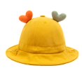 thumbnail image 1 of 50-54 cm Circunferencia de la cabeza Sombrero de bebé Sombrilla Protector solar Sombrero de lavabo Sombrero de pescador de amor Sombrero lindo para niños, naranja, 1 of 5