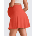 thumbnail image 2 of G4Free BareFeel Maternity Tennis Skirt with One Pocket Over The Belly Stretchy Pregnancy Workout Skorts Inner Shorts Golf, 2 of 7