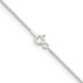thumbnail image 4 of Auriga 925 Sterling Silver 1 mm Round Spiga Chain Necklace for Women 24", 4 of 6