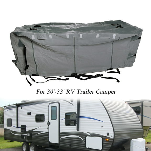 RV Cover Storage 30-33FT For Motorhome Trailer Camper Waterproof Anti-UV