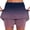Purple, variant on FASHOFT Tennis Skirts For Women Mid Rise Gradient Two Piece Skort With Pockets Elastic For Leisure And Sports Activities Womens Athletic Skirt Blue