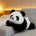 thumbnail image 5 of PLAYDEVMO Cute Panda Plush Stuffed Animal , 11.8" Soft Cuddly Pandy Doll for Adults, Perfect Birthday Gift for Friends Classmates, Graduation Present, Room Decor, 5 of 6
