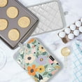 thumbnail image 5 of Yayeee Pot Holders Kitchen Heat Resistant with Pocket 7"x9.8" Cotton Oven Cooking Hot Pads, Floral Pattern, 5 of 7