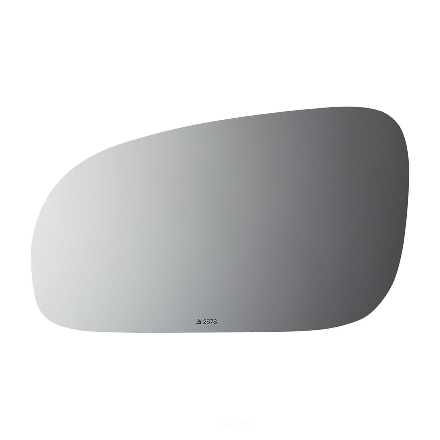 Burco Side View Mirror Replacement Glass - Clear Glass - 2878