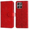 thumbnail image 1 of Funda tipo cartera GANGXUN para Motorola Moto G15 , diseño girasol, cuero PU, soporte, cierre magnético, tarjetero, 1 of 5