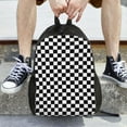 thumbnail image 7 of Travel Backpack For Women/Men Checkerboard Black And White Carry On Backpack With Laptop Compartment Travel Backpack, 7 of 7
