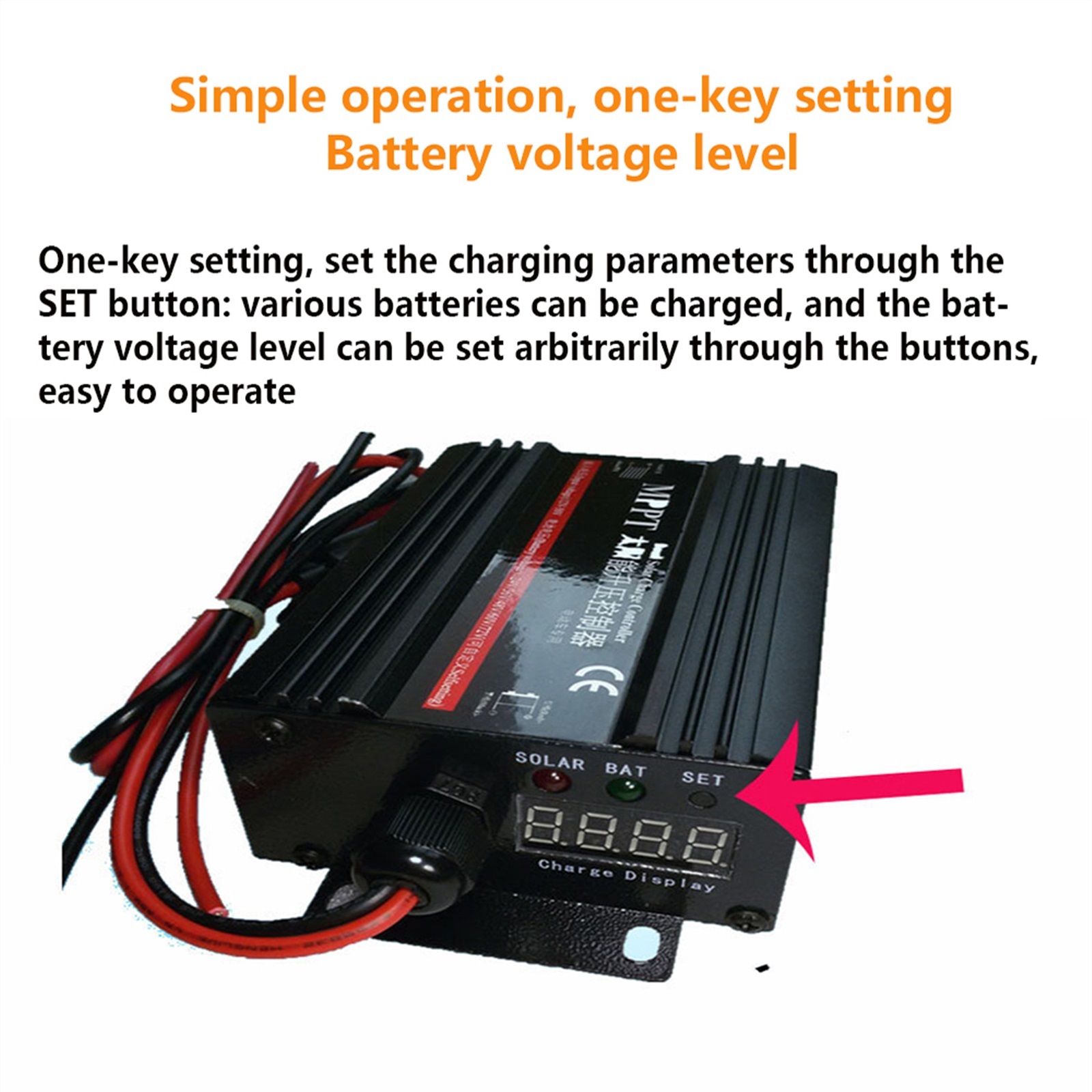 MPPT Solar Charge Boost Charging Controller 36V 24V 48V 60V 72V Solar System Electric Battery Car ,Stable Output