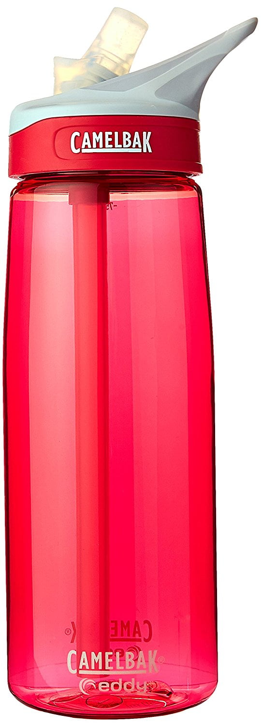 Eddy Water Bottle, 0.75-Liter, Cardinal, Enjoy spill-proof sipping at work or on the trail with the 25 fl. oz. CamelBak... by