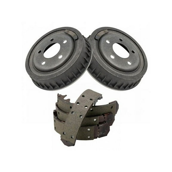 Rear Brake Drum and Brake Shoe Kit - Compatible with 1998 - 2009 Ford Ranger 1999 2000 2001 2002 2003 2004 2005 2006 2007 2008