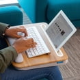thumbnail image 6 of LapGear Memory Foam Lap Desk w/ Wrist Rest, Fits 15.6" Laptop, White Oak Woodgrain, 6 of 6