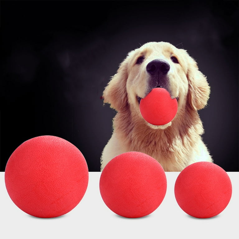 5cm 7cm Pet Dog Toy Interactive Rubber Balls for Small Large Dogs Puppy Cat  Chewing Toys