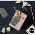 thumbnail image 4 of Inkdotpot Real Rose Gold Foil Made With Love Text Tags Favor Hang Paper Tags 100 Pack, 4 of 6
