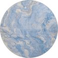 thumbnail image 2 of Addison Rugs Mayfield Premium Machine Washable Transitional Abstract Blue Round Rug, 8' x 8', 2 of 6