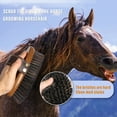 thumbnail image 5 of MAXIMILIAN World Class Handmade Equine Stiff Body Horse Brush. Professional Equine Grooming Tools. Effortlessly Removes Mud, Sweat and Dirt from Your Horses Hair., 5 of 6