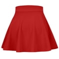 thumbnail image 3 of KPOPLK Skirt Girls Athletic Skirts for Tennis Skort Golf Skirt Butterfly Flowy Shorts for Kids with Pocket(7-8 Years,Red), 3 of 7