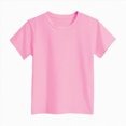 thumbnail image 6 of NOLDARES Girls Short Sleeve T Shirts Athletic Crewneck Basic Tees for Kids(Pink,2-3 Years), 6 of 6